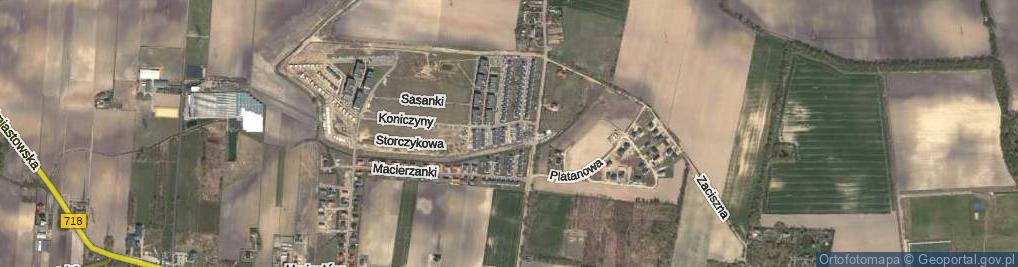 Zdjęcie satelitarne Tatarak ul.