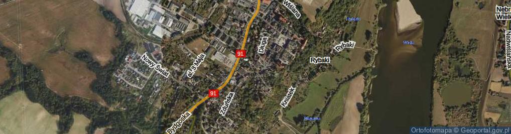 Zdjęcie satelitarne Targowisko ul.