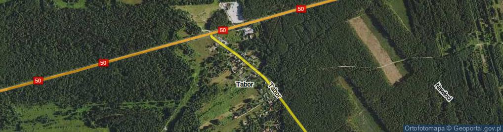 Zdjęcie satelitarne Tabor ul.