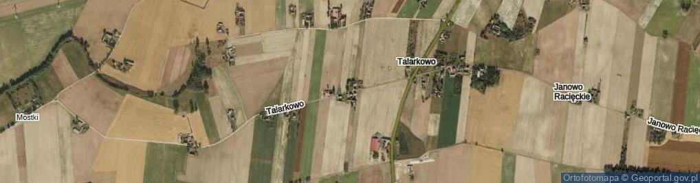 Zdjęcie satelitarne Talarkowo ul.