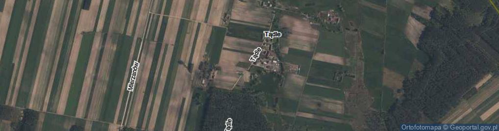 Zdjęcie satelitarne Tądle ul.
