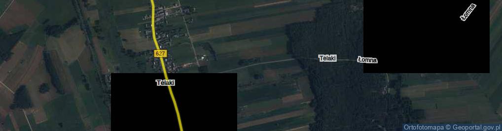 Zdjęcie satelitarne Telaki ul.