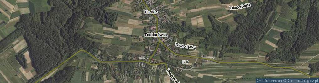 Zdjęcie satelitarne Teodorówka ul.