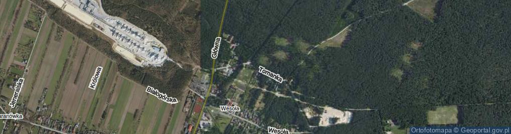 Zdjęcie satelitarne Tomanka Jakuba, prof. ul.