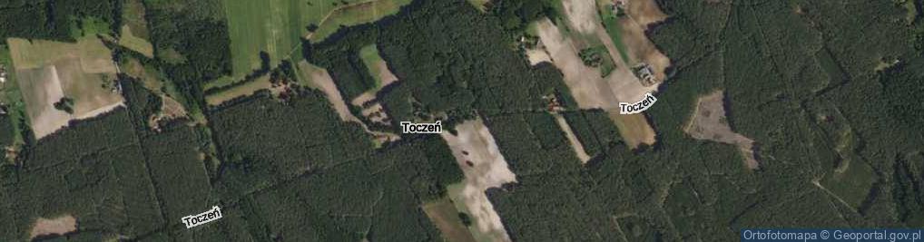 Zdjęcie satelitarne Toczeń ul.