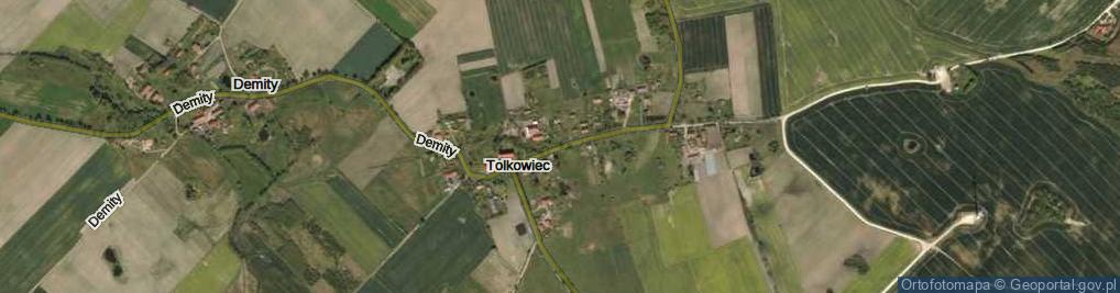 Zdjęcie satelitarne Tolkowiec ul.