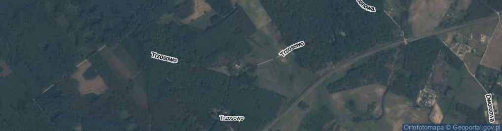 Zdjęcie satelitarne Trzosowo ul.