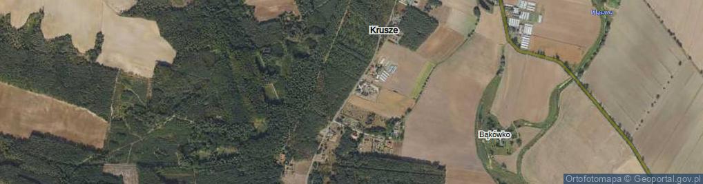 Zdjęcie satelitarne Trzy Chałupy ul.