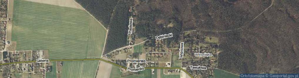 Zdjęcie satelitarne Trakt Dębiniecki ul.