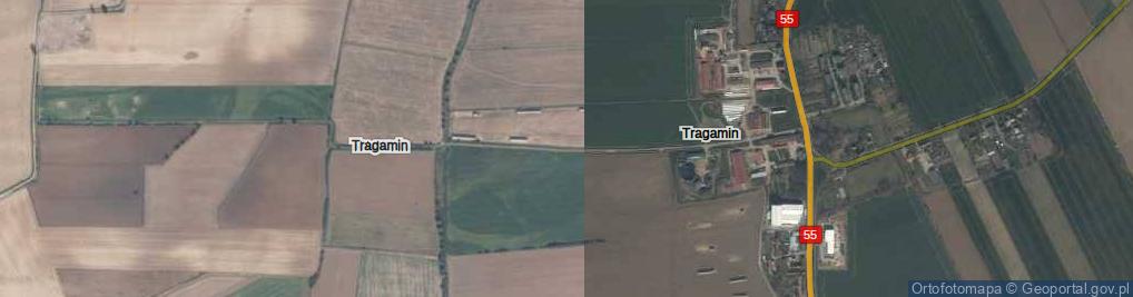 Zdjęcie satelitarne Tragamin ul.