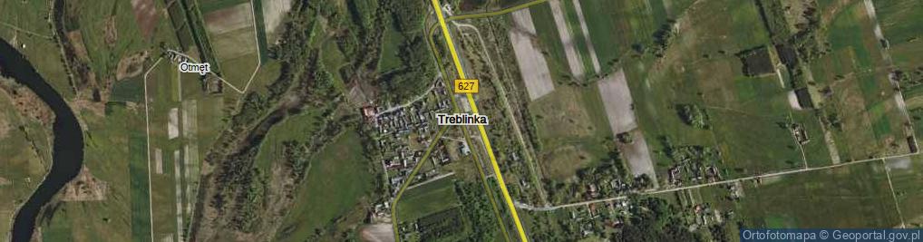 Zdjęcie satelitarne Treblinka ul.