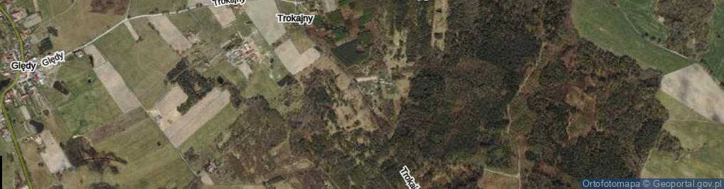 Zdjęcie satelitarne Trokajny ul.