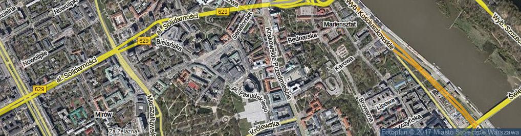 Zdjęcie satelitarne Trębacka ul.