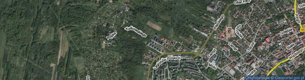 Zdjęcie satelitarne Turkowskiego Mariana, gen. ul.