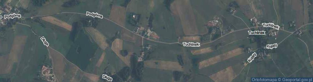 Zdjęcie satelitarne Tuchlinek ul.