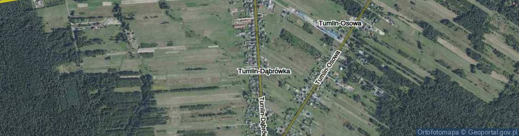 Zdjęcie satelitarne Tumlin-Dąbrówka ul.