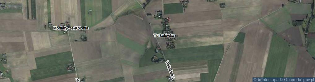 Zdjęcie satelitarne Turkołówka ul.