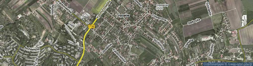Zdjęcie satelitarne Twaroga Franciszka ul.