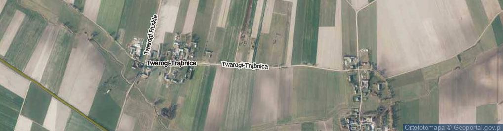 Zdjęcie satelitarne Twarogi-Trąbnica ul.