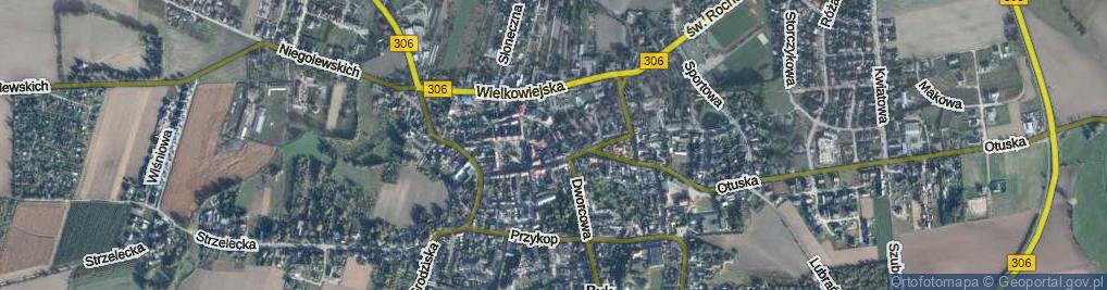 Zdjęcie satelitarne Tylna ul.