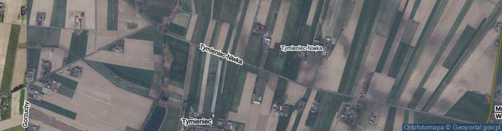 Zdjęcie satelitarne Tymieniec-Niwka ul.