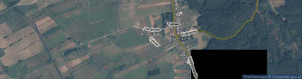 Zdjęcie satelitarne Tyłowo ul.