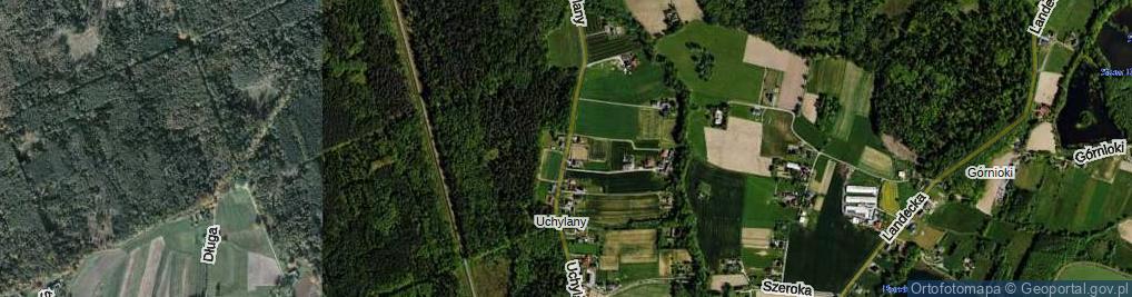 Zdjęcie satelitarne Uchylany ul.