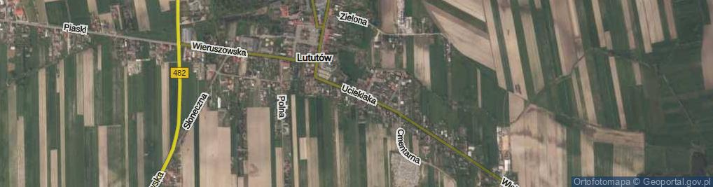 Zdjęcie satelitarne Ucieklaka Kazimierza, ks. ul.