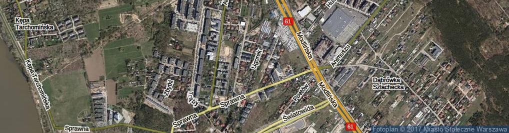 Zdjęcie satelitarne Ugorek ul.