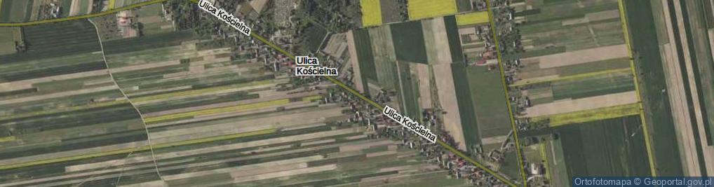 Zdjęcie satelitarne Ulica Kościelna ul.