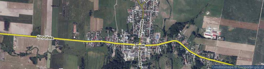 Zdjęcie satelitarne Ulica Kościelna ul.
