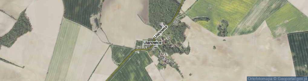 Zdjęcie satelitarne Ulanowice ul.