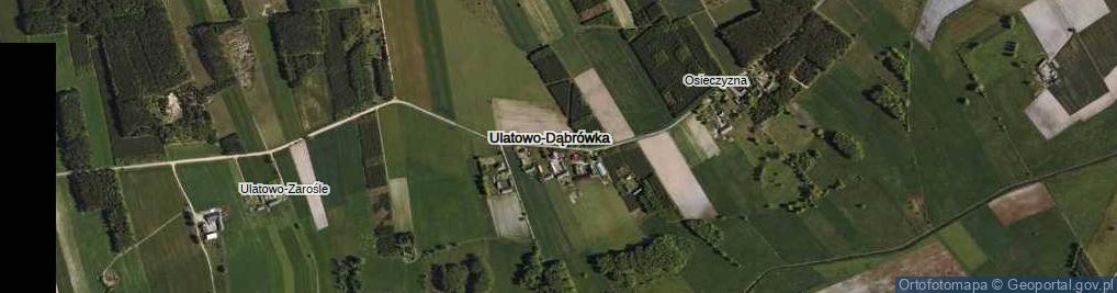 Zdjęcie satelitarne Ulatowo-Dąbrówka ul.