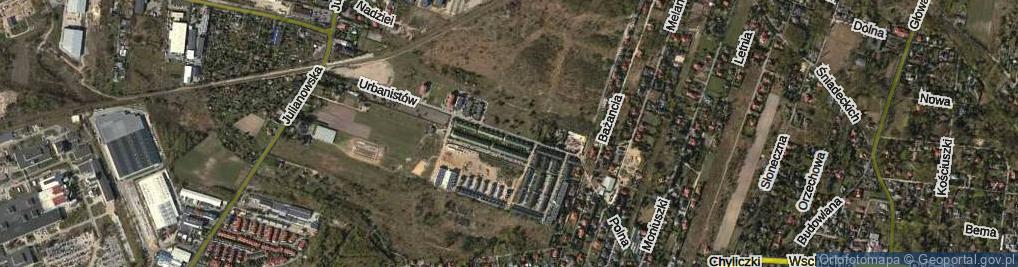 Zdjęcie satelitarne Urbanistów ul.