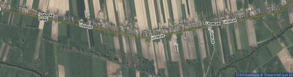 Zdjęcie satelitarne Urzecze ul.