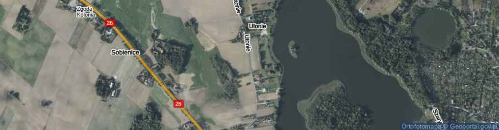 Zdjęcie satelitarne Utonie ul.