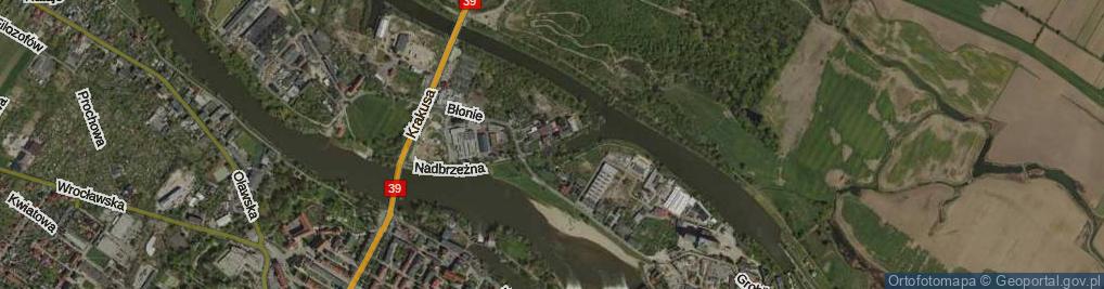 Zdjęcie satelitarne Wał Śluzowy ul.