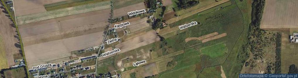 Zdjęcie satelitarne Walizerska ul.