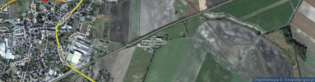 Zdjęcie satelitarne Walcerzewice ul.
