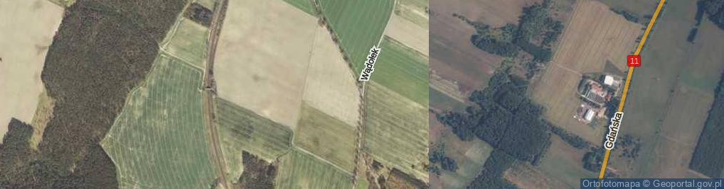 Zdjęcie satelitarne Wądołek ul.
