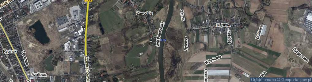 Zdjęcie satelitarne Wał Piastowski ul.
