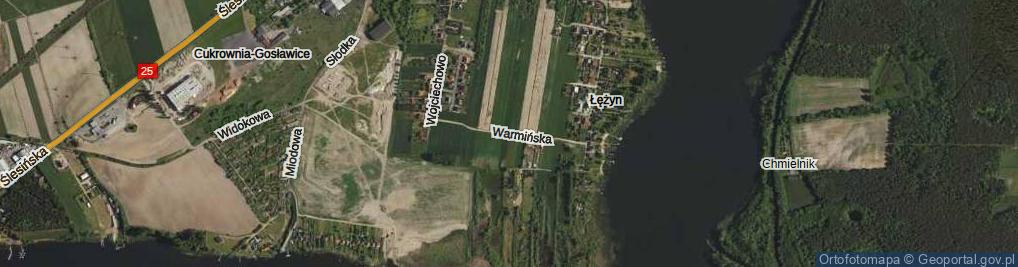 Zdjęcie satelitarne Warmińska ul.