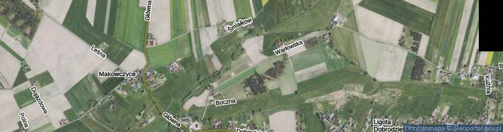 Zdjęcie satelitarne Warłowska ul.
