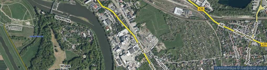 Zdjęcie satelitarne Walecki Józefa ul.