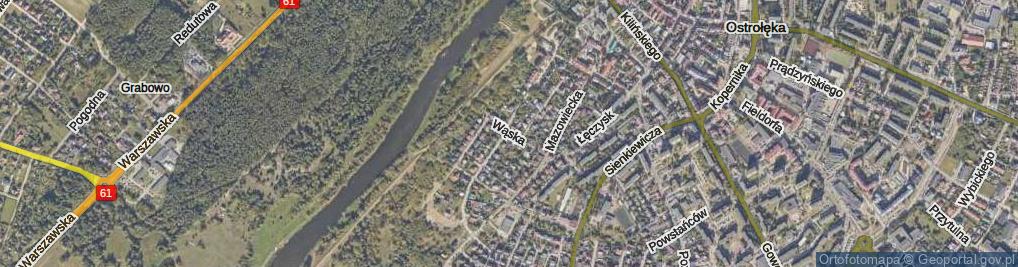 Zdjęcie satelitarne Wąska ul.