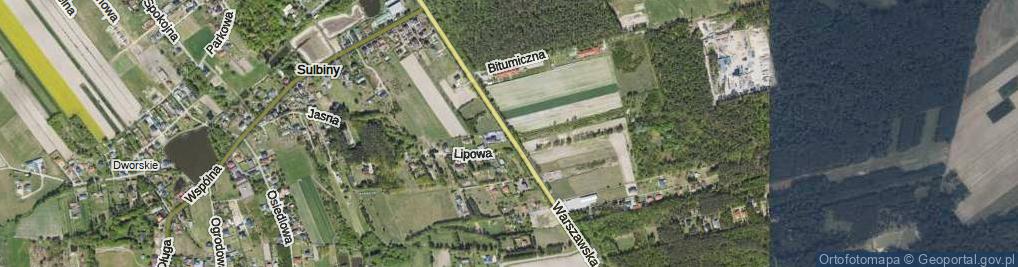 Zdjęcie satelitarne Warszawska ul.