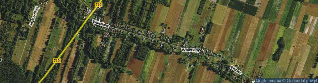 Zdjęcie satelitarne Waleriany ul.