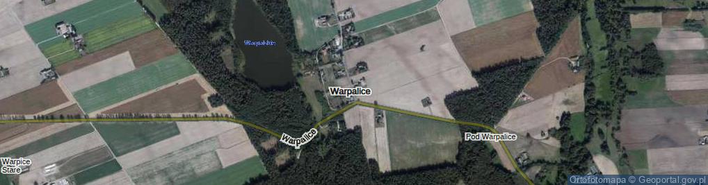 Zdjęcie satelitarne Warpalice ul.