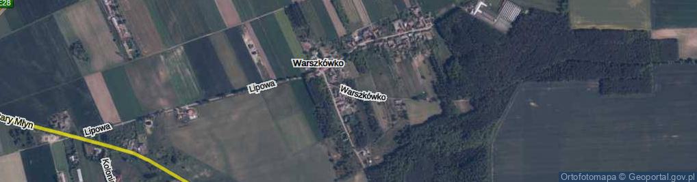 Zdjęcie satelitarne Warszkówko ul.