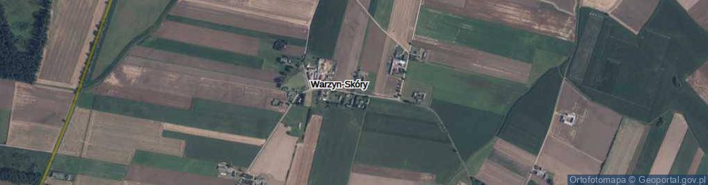 Zdjęcie satelitarne Warzyn-Skóry ul.